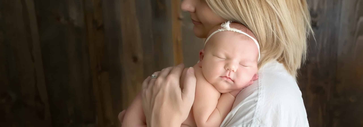 Ashley Neuweg with Her New Born