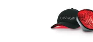 A red hat with the word lasershape on it, perfect for lower level laser therapy enthusiasts.