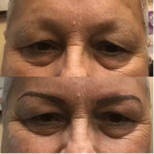 Microblading, full brow re-creation