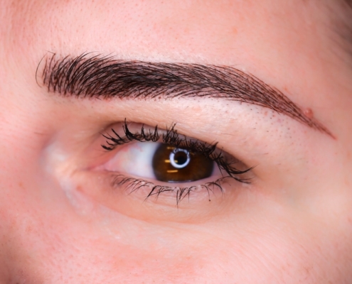 Brow and Eye Enhancement Close Up