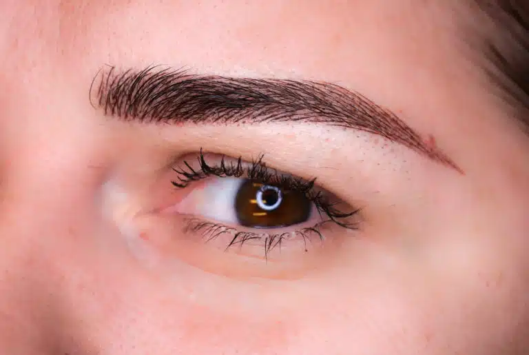 Brow and Eye Enhancement Close Up