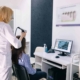 Woman Receiving Hair Scan