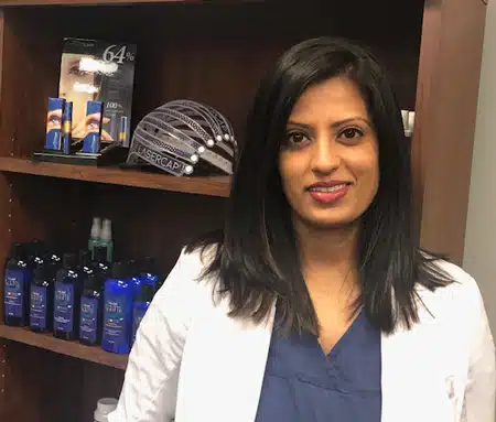 Headshot of Hair Restoration Clinic Nurse Practitioner Reena Bhatka