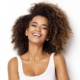 Volumizing Treatment Smiling Woman