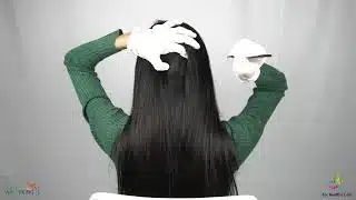 Woman Touching Her Hair