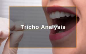 Tricho analysis using a cotton swab