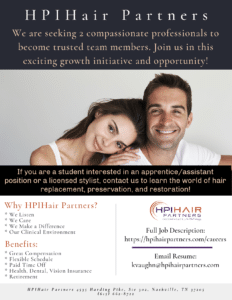 HPL Hair Partners is excited to present our innovative hair replacement services through our latest flyer. Our team of skilled professionals specializes in cutting-edge hair styling techniques, providing top-notch results for all of our clients