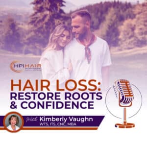 Restore hair loss roots & confidence with Kimberly Vaughn using Elementor.